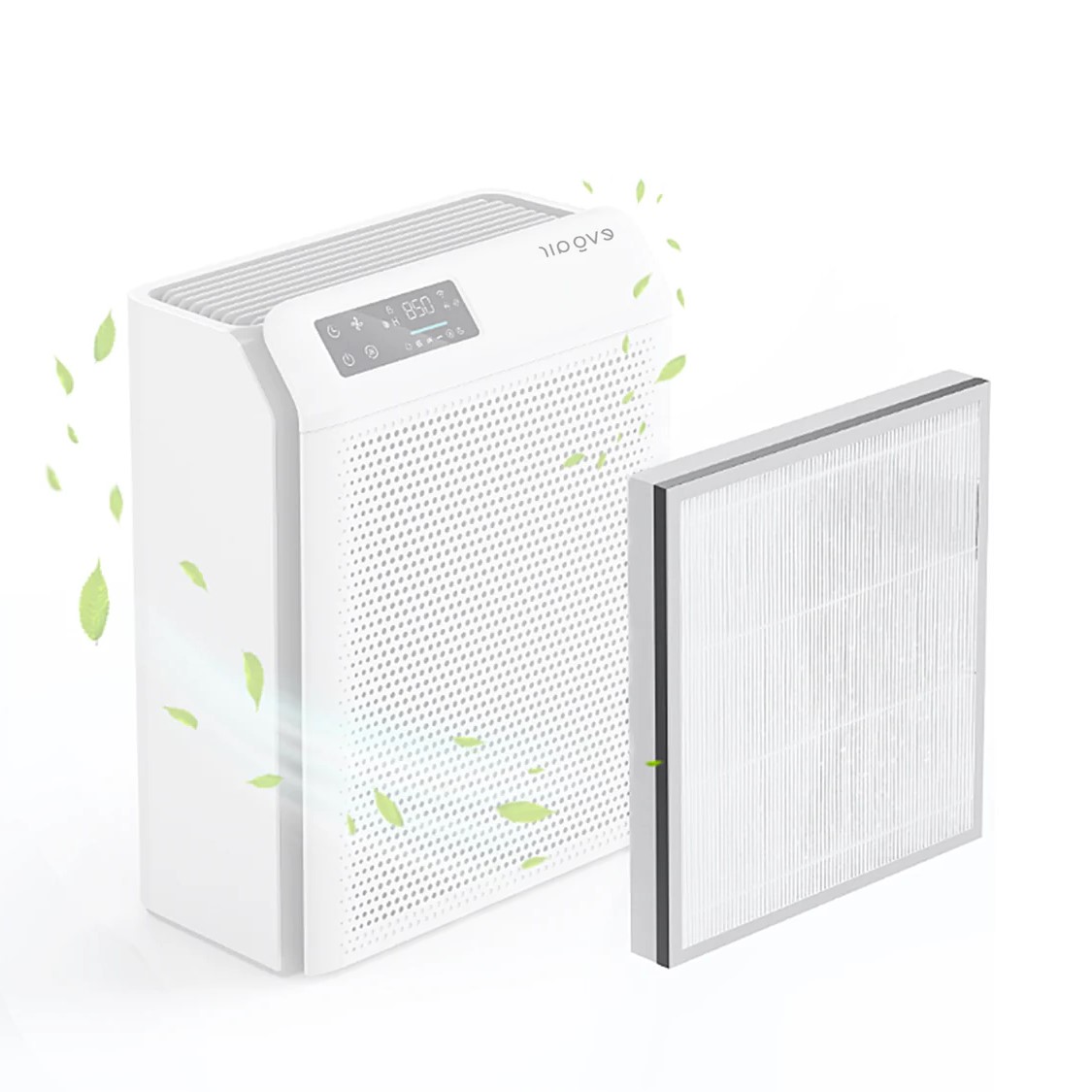 Filtru purificator de aer evoair homi p300, 3in1, filtru true hepa, filtru carbon activ